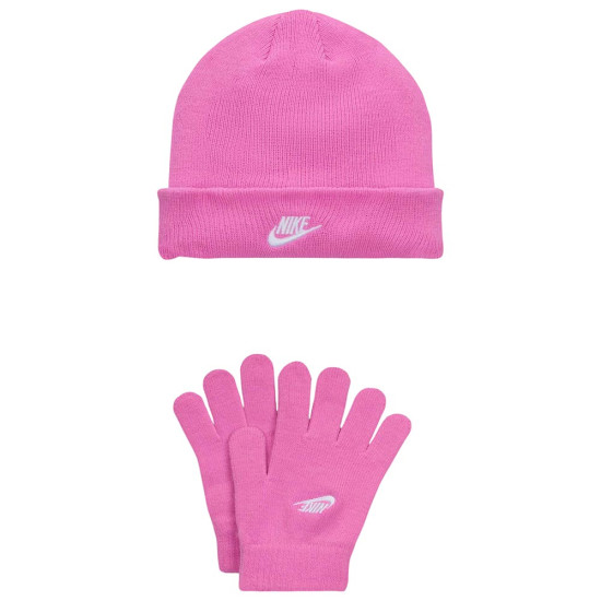 Nike Παιδικό σετ σκουφάκι & γάντια Futura Beanie/Gloves Set Nike Παιδικό σετ σκουφάκι & γάντια Futura Beanie/Gloves Set
